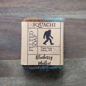 Squachi Blueberry Muffin Felted Soap